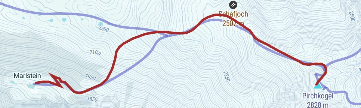 Route map: Pirchkogel (02)